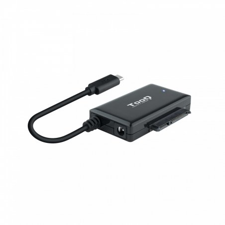 ADAPTADOR USB TOOQ 3.0 USB-C SATA DISCOS DUROS 2.5" Y 3.5" ALIMENTADOR