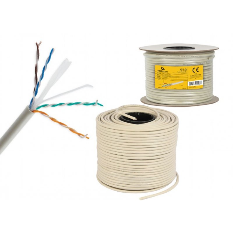 Gembird UPC-6004SE-SOL/100 networking cable Grey 100 m Cat6