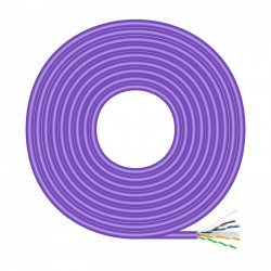 AISENS A135-0747 câble de réseau Violet 100 m Cat6 U/UTP (UTP)