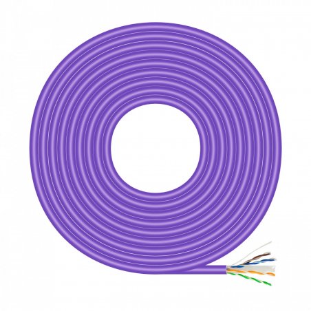 AISENS A135-0747 câble de réseau Violet 100 m Cat6 U/UTP (UTP)