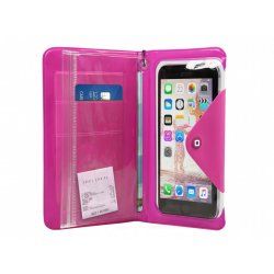 SBS TEWATERBOOK55P mobile phone case 12.7 cm (5") Wallet case Pink