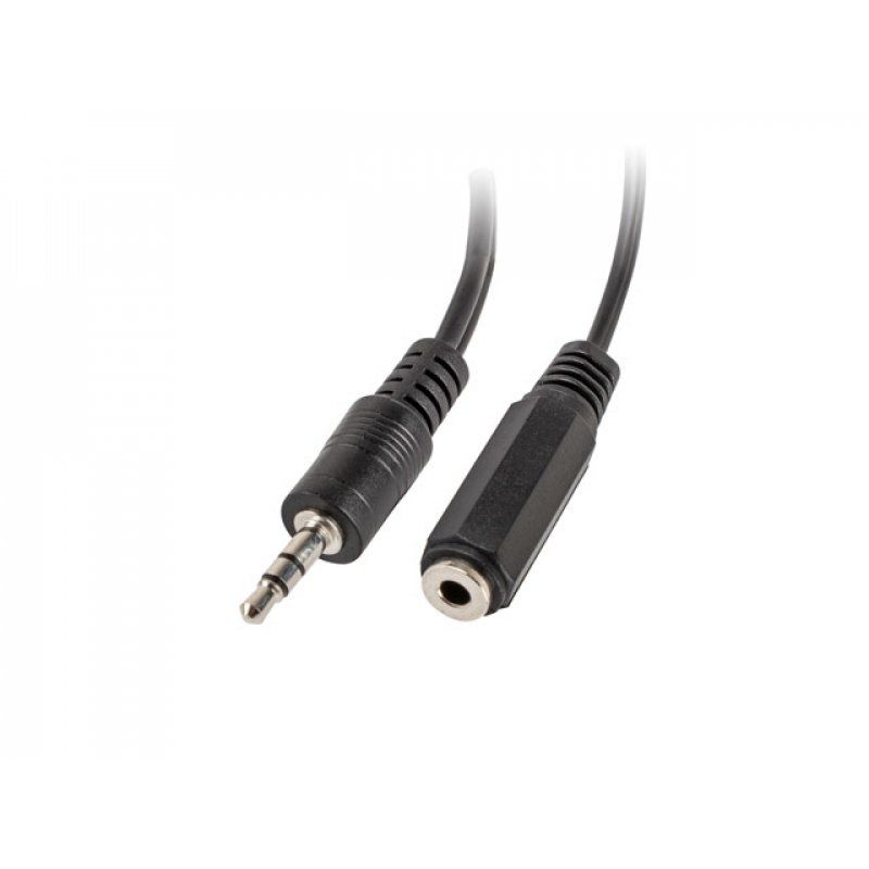 Lanberg AD-0024-BK audio cable 0.1 m 3.5mm 2 x 3.5mm Black