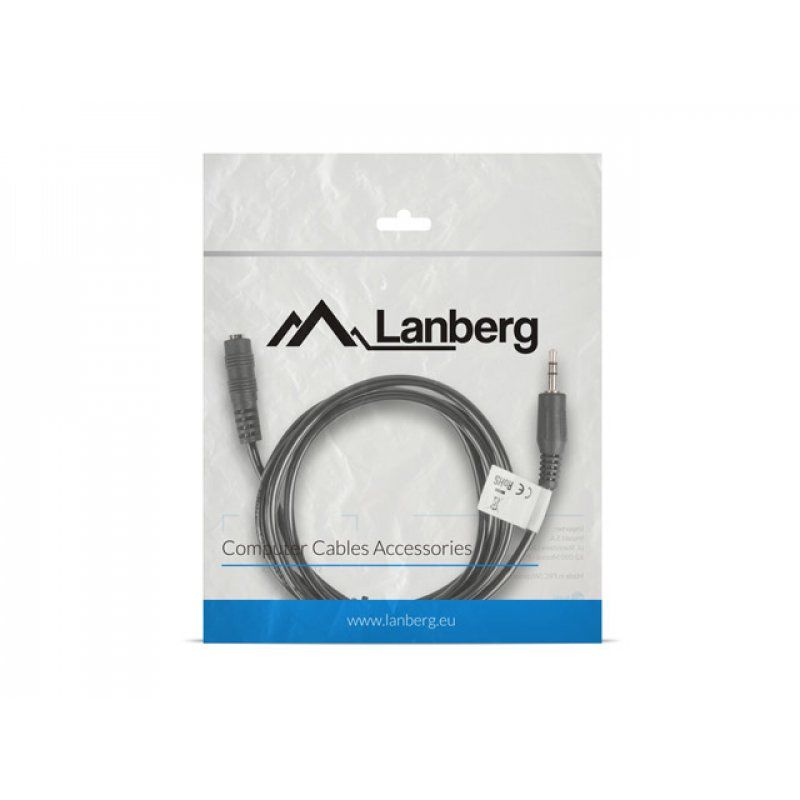 Lanberg CA-MJFJ-10CC-0015-BK câble audio 1,5 m 3,5mm Noir