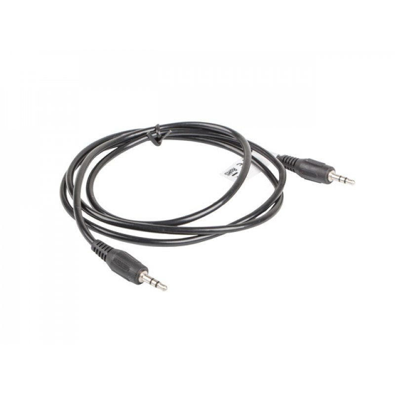 CABLE ESTEREO LANBERG JACK 3.5MM MACHO/JACK 3.5MM MACHO 1.2M NEGRO