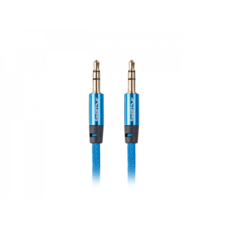 Lanberg CA-MJMJ-10CU-0030-BL audio cable 3 m 3.5mm Blue
