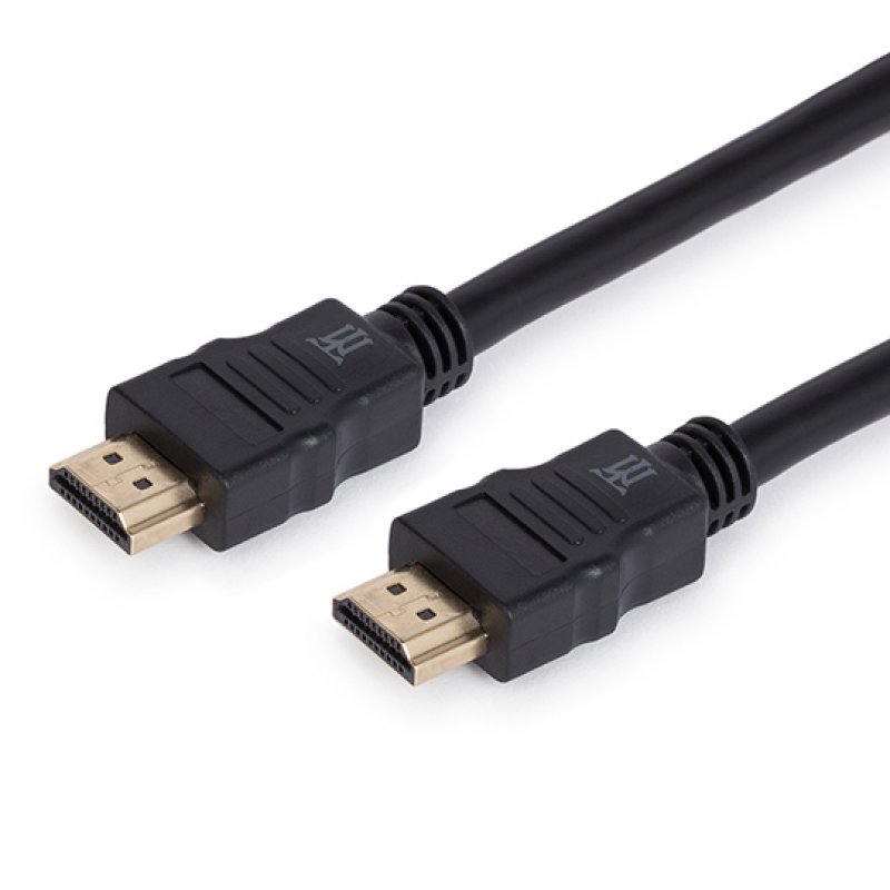 CABLE MAILLON BASIC HDMI DORADO CONECTOR HIGH SPEED BC NEGRO 1.8M