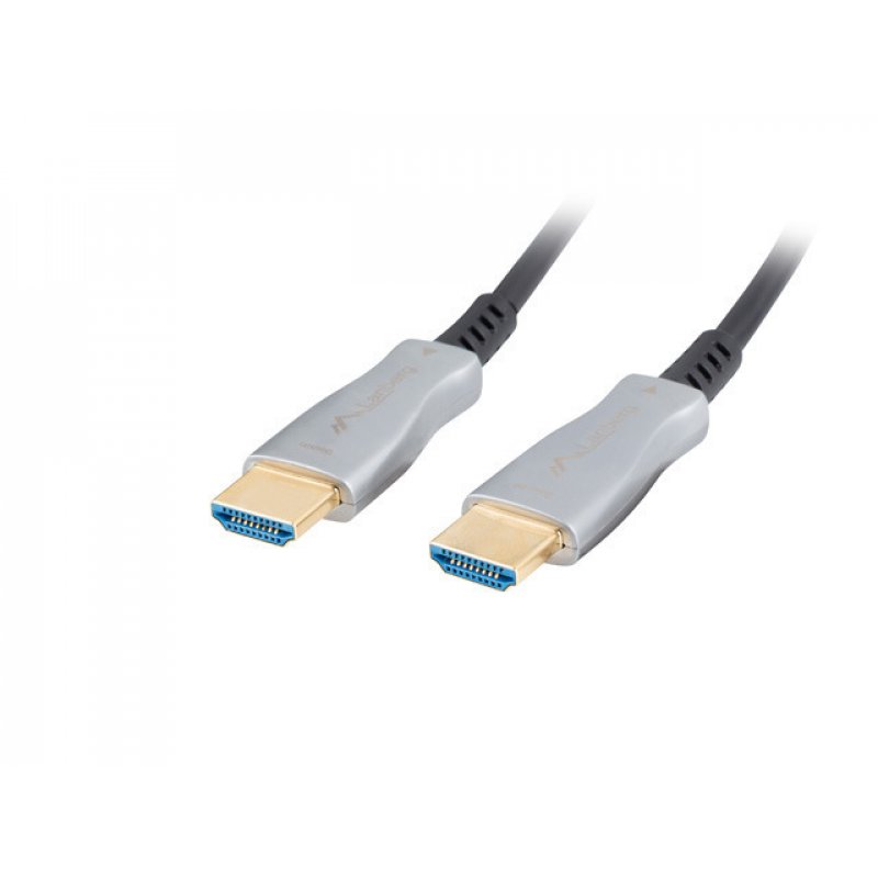 Lanberg CA-HDMI-20FB-0800-BK câble HDMI 80 m HDMI Type A (Standard) Noir, Argent