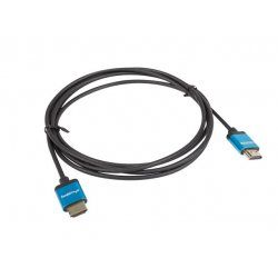 Lanberg CA-HDMI-22CU-0010-BK câble HDMI 1 m HDMI Type A (Standard) Noir, Bleu