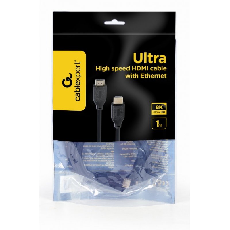 Gembird CC-HDMI8K-1M HDMI cable HDMI Type A (Standard) Black