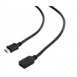 CABLE HDMI GEMBIRD EXTENSION MACHO HEMBRA V2.0 ALTA VELOCIDAD CON ETHERNET 0,5M