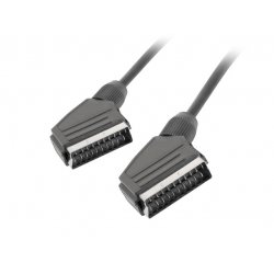 Lanberg CA-EUEU-10CC-0018-BK SCART cable 1.8 m SCART (21-pin) Black
