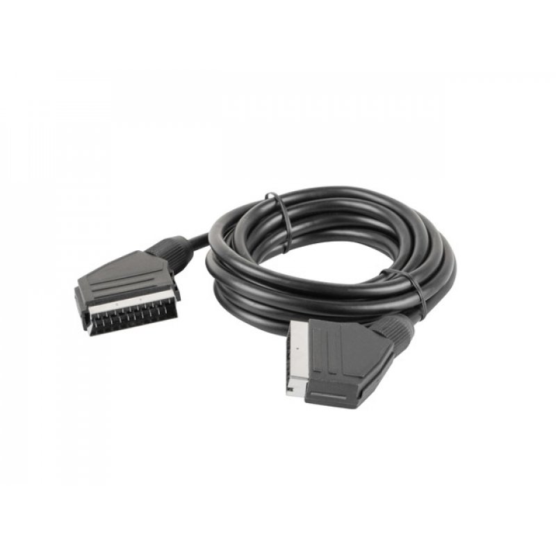 Lanberg CA-EUEU-10CC-0018-BK SCART cable 1.8 m SCART (21-pin) Black