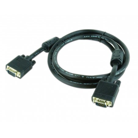 Gembird 1.8m HD15 M/M VGA cable VGA (D-Sub) Black