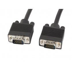 Lanberg CA-VGAC-10CC-0050-B câble VGA 5 m VGA (D-Sub) Noir