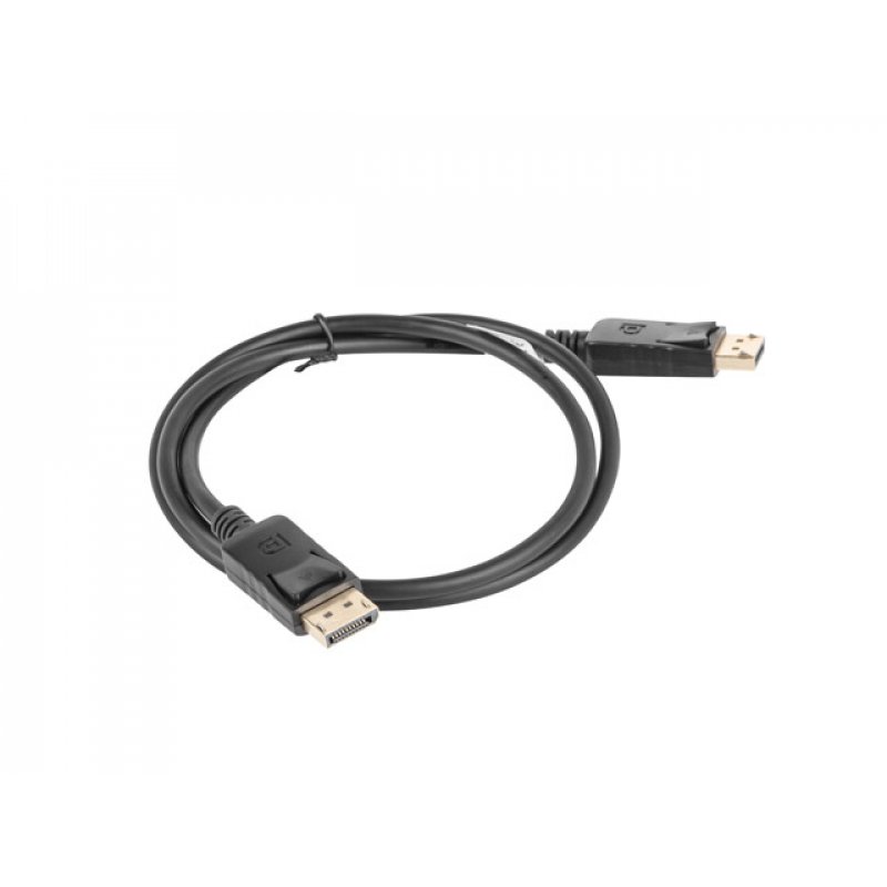 Lanberg CA-DPDP-10CC-0010-BK câble DisplayPort 1 m Noir