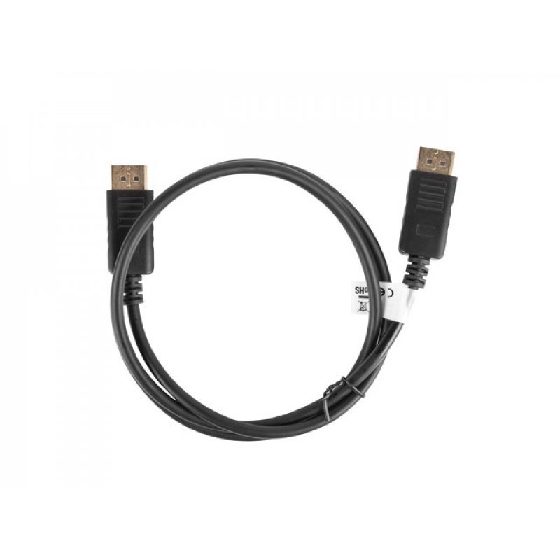 Lanberg CA-DPDP-10CC-0010-BK DisplayPort cable 1 m Black