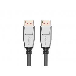 Lanberg CA-DPDP-20CU-0018-BK DisplayPort cable 1.8 m Black, Silver
