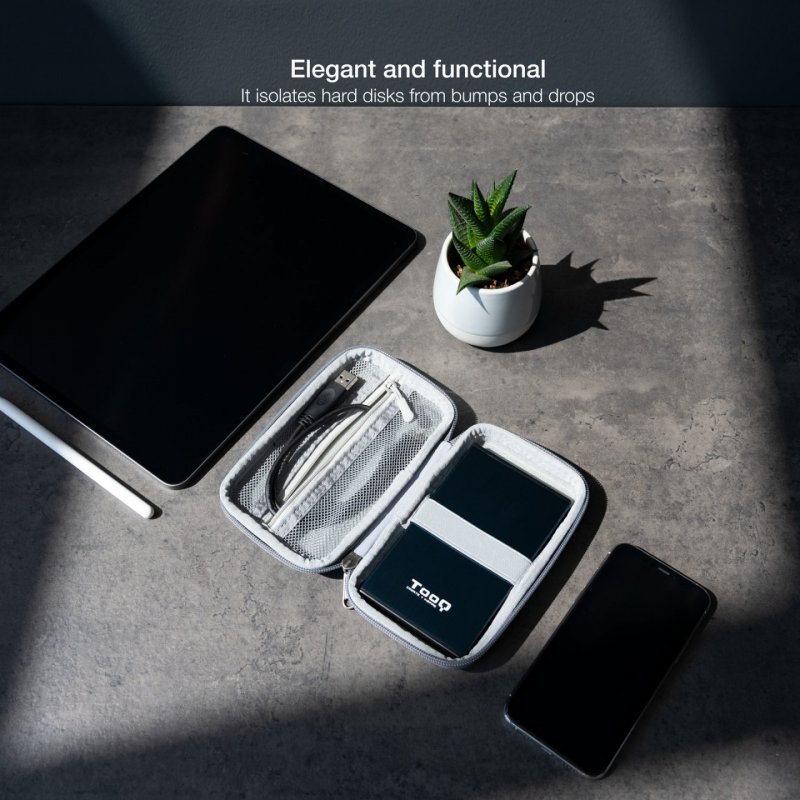 FUNDA CAJA EXTERNA TOOQ 2.5" GRIS