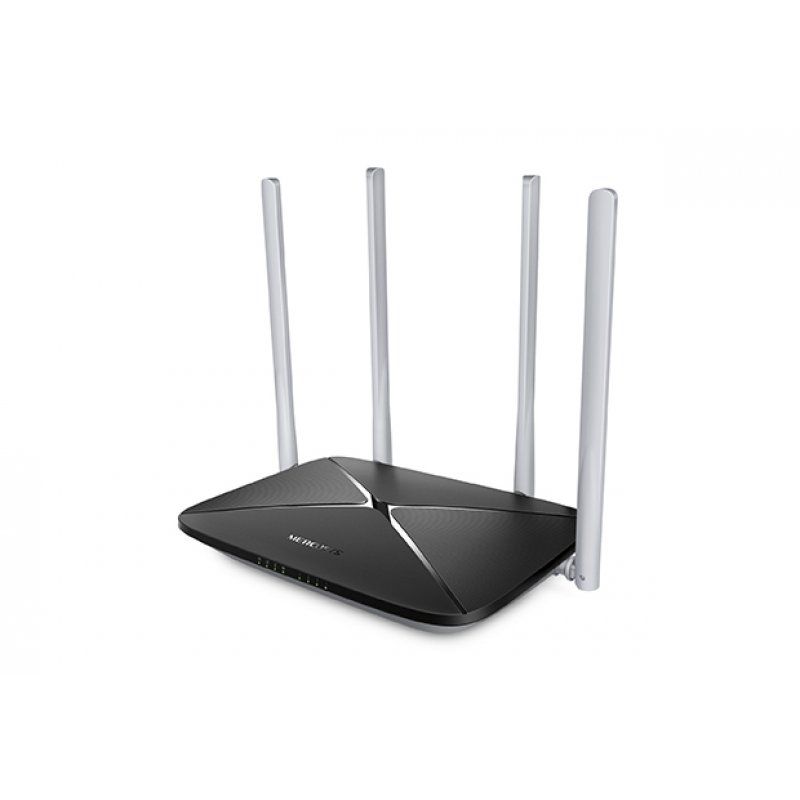 Mercusys AC12 routeur sans fil Fast Ethernet Bi-bande (2,4 GHz / 5 GHz) Noir