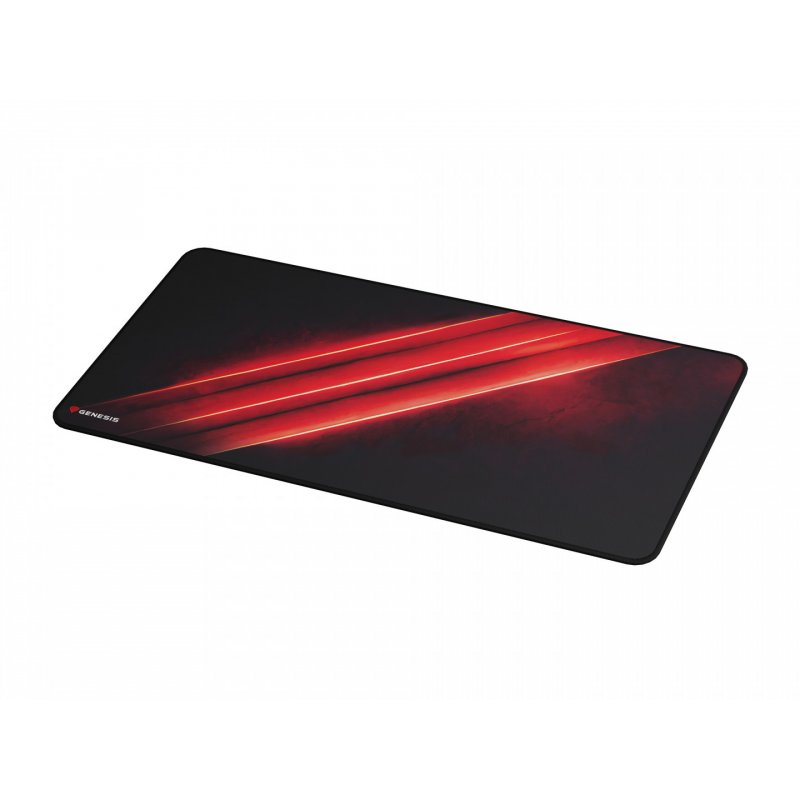GENESIS Carbon 500 Maxi Flash G2 Tapis de souris de jeu Noir, Rouge