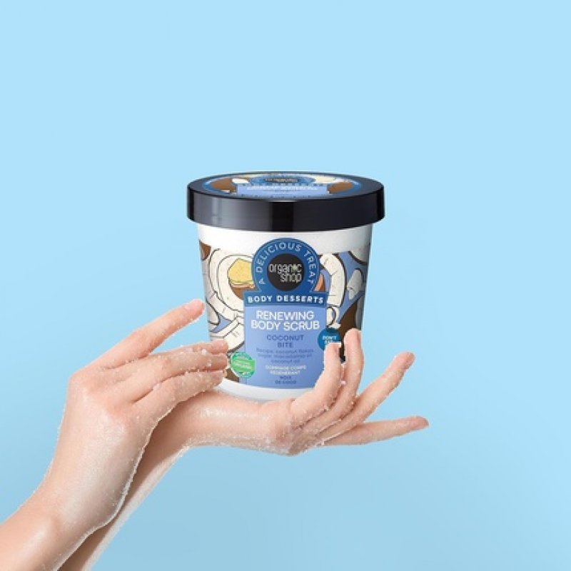 Organic Shop Body Desserts Renewing Coconut Bite Body Scrub 450ml