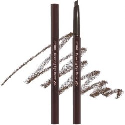 Etude House Drawing Eye Brow 0.25g Dark Brown 21AD Long-Lasting Eyebrow Pencil for Soft Textured Natural Daily Look