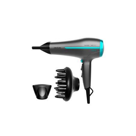 Cecotec Bamba IoniCare 5200 hair dryer 2300 W Blue, Grey