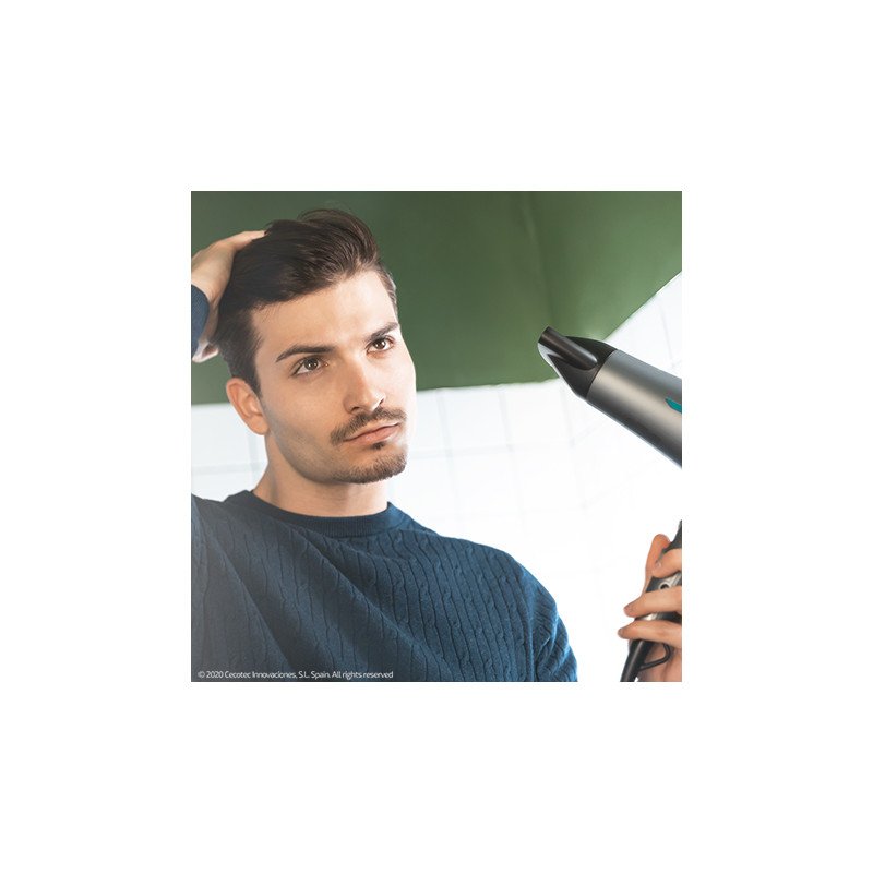 Cecotec Bamba IoniCare 5200 sèche-cheveux 2300 W Bleu, Gris