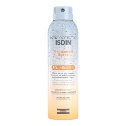 ISDIN Fotoprotector Transparent Spray Wet Skin SPF30 Body Protection 250ml