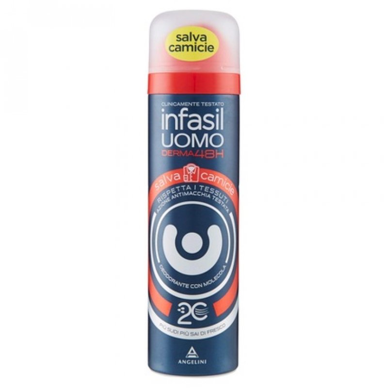 Uomo Derma48H Salvacamicie 48h Effectiveness Spray Deodorant 150ml