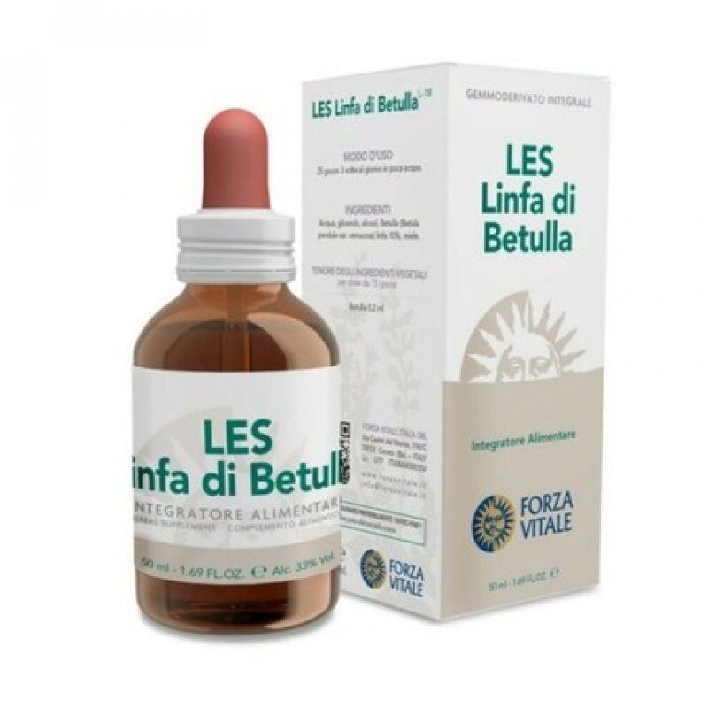 FORZA VITALE Les Linfa di Betulla Detox and Body Cleanse Supplement 50ml