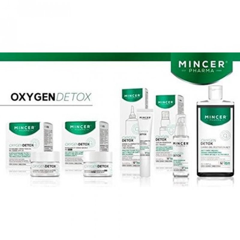 Mincer Pharma Oxygen Detox Carbo Face Wash Gel with Activated Charcoal and Diatomaceous Earth 250ml