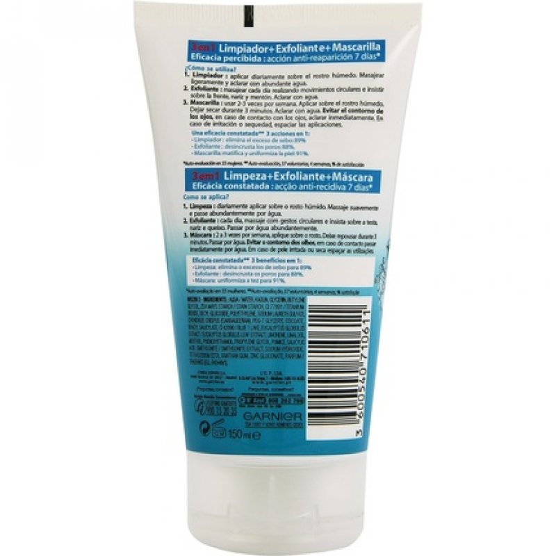 Garnier Active 3 In 1 Cleansing Gel 150ml