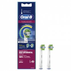 Oral-B FlossAction Brush Heads with CleanMaximiser Technology