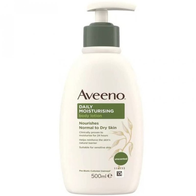 Aveeno Daily Moisturizing Lotion 24 Hour Moisture for Normal to Dry Skin 500ml