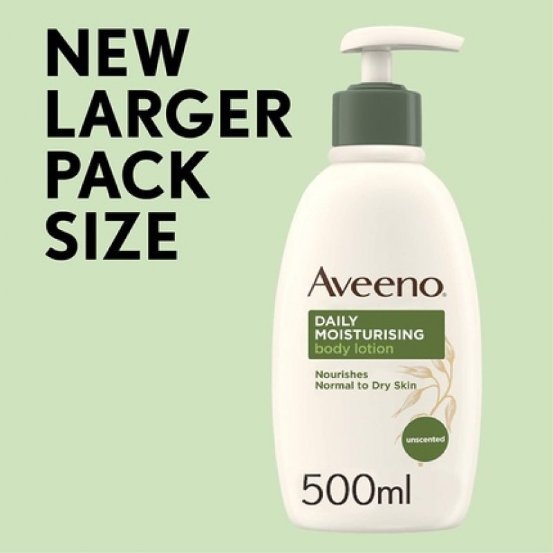 Aveeno Daily Moisturizing Lotion 24 Hour Moisture for Normal to Dry Skin 500ml