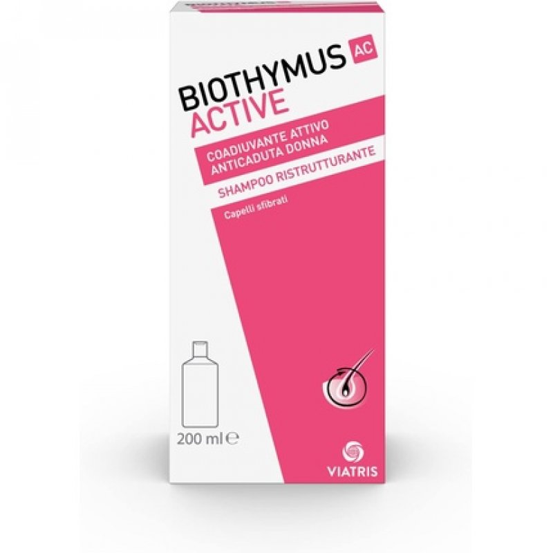 Biothymus AC Active Donna Restructuring Shampoo 200ml for Reducing Hair Loss for Women by Biothymus