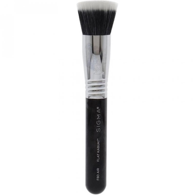Sigma F82 Round Kabuki Foundation Brush - Makeup Brush for Powder Foundation - Flawless Application - Vegan