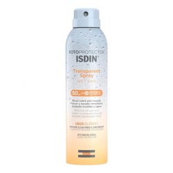 ISDIN Fotoprotector Transparent Spray Wet Skin SPF50 Body Protection 250ml