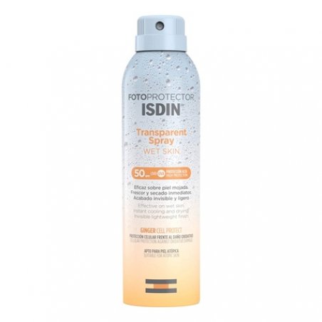 ISDIN Fotoprotector Transparent Spray Wet Skin SPF50 Body Protection 250ml