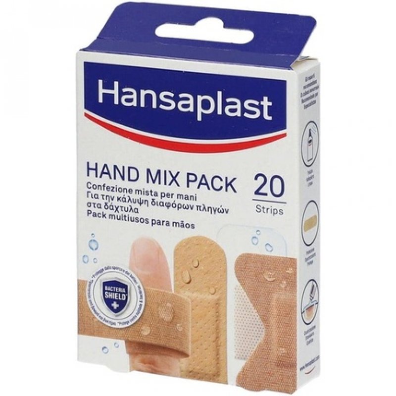 Hansaplast Hand Mix Pack Mixed Plasters 20 Plasters