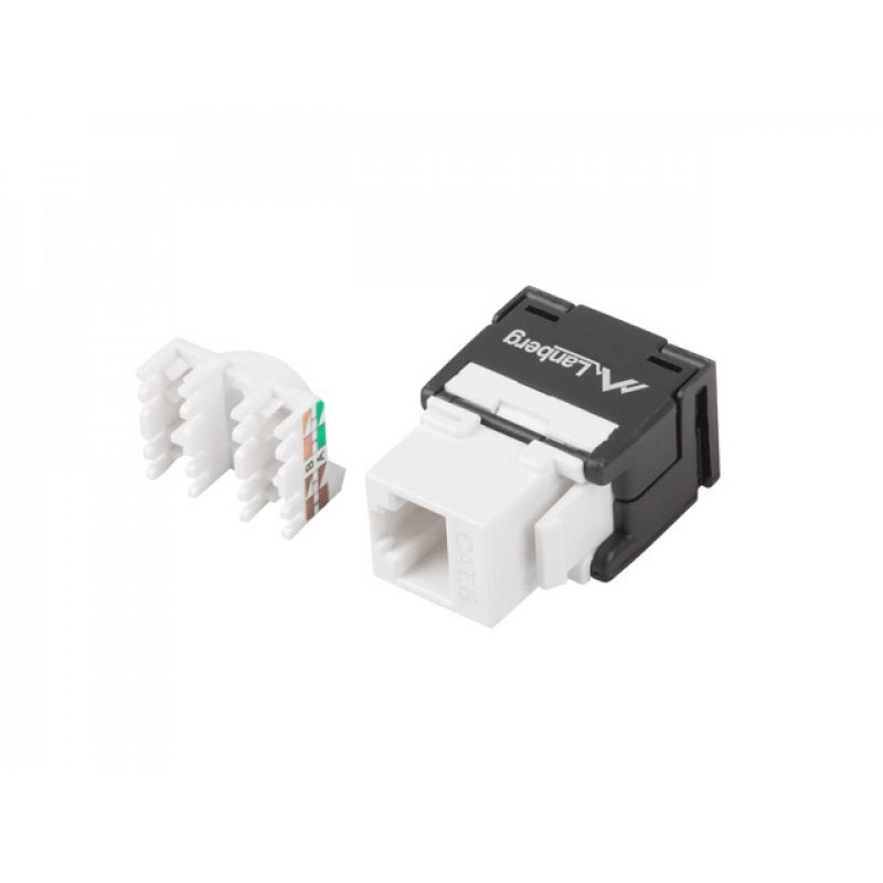 CONECTOR KEYSTONE LANBERG CAT.6A UTP RJ45 180º TOOLLESS