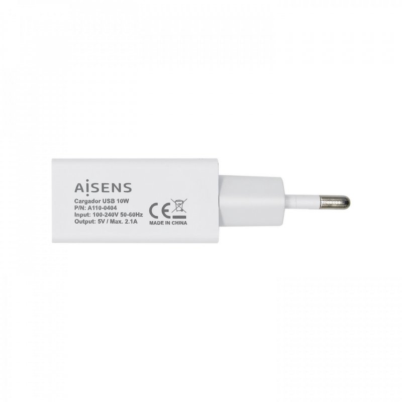 AISENS A110-0404 mobile device charger Digital camera, Smartphone, Tablet White AC Indoor