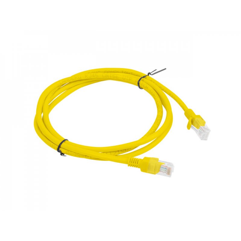 Lanberg PCU6-10CC-0150-Y câble de réseau Jaune 1,5 m Cat6 U/UTP (UTP)