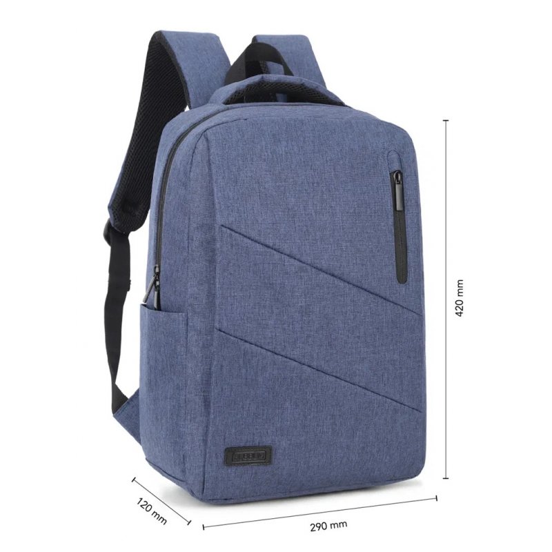 SUBBLIM City Backpack 39,6 cm (15.6") Sac à dos Bleu