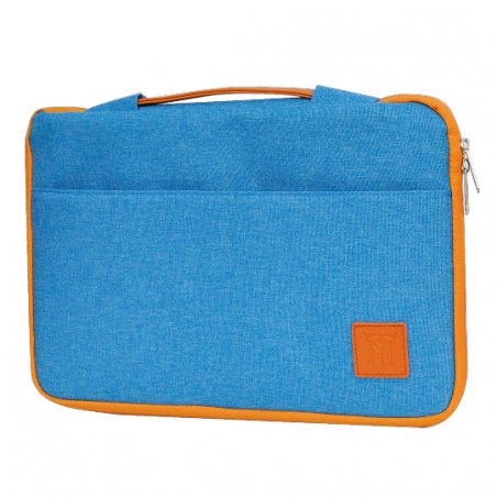 Maillon Technologique MTTOULOUSSE14BLUE laptop case 35.6 cm (14") Sleeve case Blue, Orange