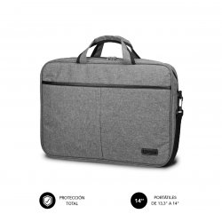 SUBBLIM SUB-LB-3ELB001 laptop case 35.6 cm (14") Toploader bag Grey