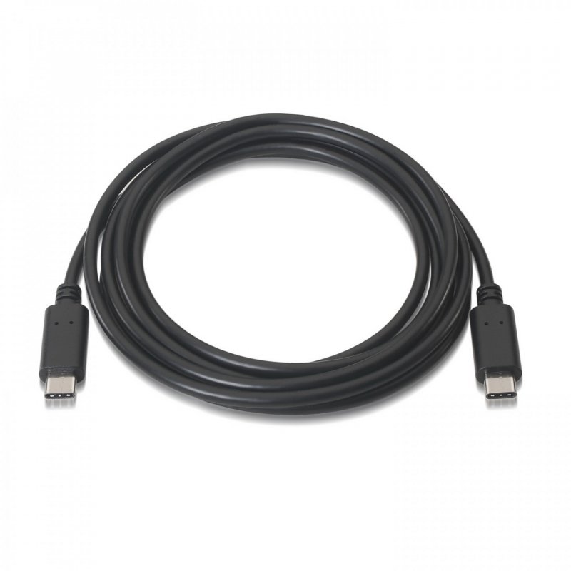 AISENS CABLE USB 2.0 3A TIPO USB-C M-USB-C M NEGRO 3.0M