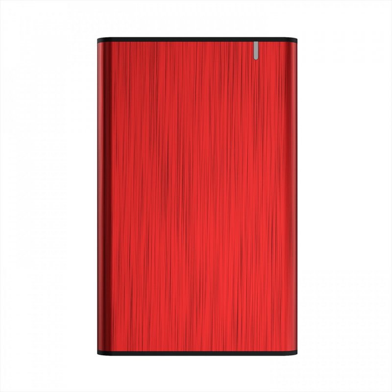 AISENS ASE-2525RED Boîtier de disques de stockage Enceinte ssd Rouge 2.5"