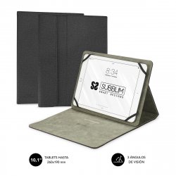 SUBBLIM SUB-CUT-1CT001 étui pour tablette 25,6 cm (10.1") Folio Noir